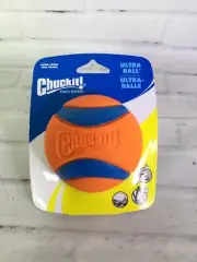 ChuckIt Fetch Games Ultra Ball XL High Bounce Floats Orange Blue Dog Puppy Toy