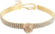 BESPORTBLE Bling Rhinestone Cat Collar with Bell Adjustable Pet Necklace for Dogs Cats Sparkling Pet Jewelry for Enhanced Appeal Comfort