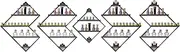 5 Packs Metal Nail Polish Rack for Nail Salon, Irregular Metal Wall Mounted Nail Polish Storage Racks Makeups Lipstick Perfume Wall Shelfs for Home Spas Business Salons