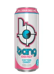 New Exclusive BANG Cotton Candy Carnival Energy Drink 16 Fl Oz (1 Can)