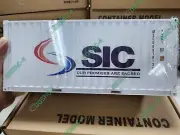 SIC 1:20 20ft Shipping Container Model ABS Resin & Wood New Box
