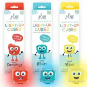Glo Pals Water-Activated Light-Up Cubes Bundle for Sensory Play – 12 Pack (Prima
