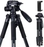 Compact Camera Tripod Stand DSLR Canon Nikon Sony, Black