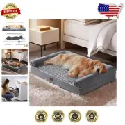 Orthopedic Waterproof Dog Bed for Large Dogs - Cozy Plush Couch Design