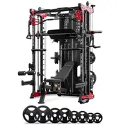 Reeplex CBT-PN + FID Bench + 100kg Olympic Weights + Leg Press Attachment + 7ft Barbell