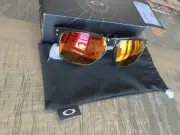 Oakley OO9417-0859 Holbrook XL Square Polarized Sunglasses - Black/Prizm Ruby
