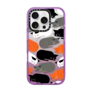 iPhone 16 Pro Impact Case MagSafe Compatible Simple Cat - 14