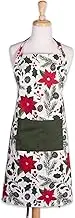 DII Unisex Kitchen Christmas Apron for Women & Men Adjustable Ties and Large Front Pockets, One Size, Woodland Holiday