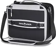 Lunch Bag, Insulated Lunch Bag for Men/Women with Waterproof & Shoulder Strap, Lunch Box and Cooler Lunch Tote Bag for Work, Camping and Travel (16L)