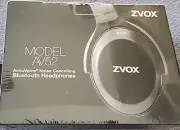 ZVOX AV52 Active Noise Canceling Bluetooth Wireless Headphones / White