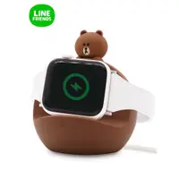 在飛比找ETMall東森購物網優惠-LINE布朗熊正版蘋果手表AppleWatch充電底座支架 