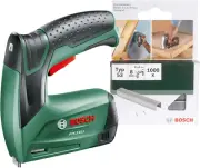 Bosch Cordless Tacker PTK 3.6 LI with Integrated 3.6V Li-Ion Battery (Inc. 1,000