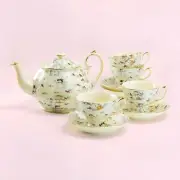 Grace Teaware Holiday Christmas Snowman 9-piece Tea Set