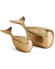 Napa Home & Garden Moby Sculptures, Set Of 2 NoSize Gold