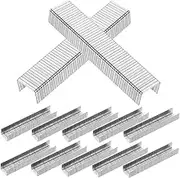 DOITOOL 1000pcs Code Nail Staples for Woodworking Narrow Crown Staples Woodworking Tools Pneumatic Staples Upholstery Stapler Craftsman Staples Pneumatic Stapler Staples Carbon Steel