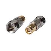 2-Pack F Male to SMA Male Connector Adapter for AT&A 4G LTE Cell Phone Booster