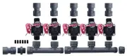 Hunter Dura 5 Zone Manifold Valve Kit PGV100-MM No Flow Control - Slip
