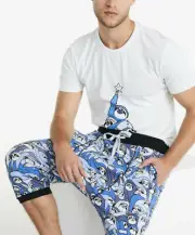 PETER ALEXANDER Mens Sloth Christmas Pyjama Set Various Sizes NWT
