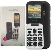 BNIB Doro 6060 Dual SIM 64MB ROM Black Factory Unlocked 2G OEM