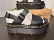 Dr. Martens Voss Quad Leather Strap Platform Sandals Woman's Size 9
