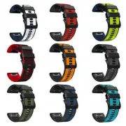 22mm Silicone Watch Band Strap For Garmin Fenix 7/6/6Pro/5/5 Plus/Approach S60 b