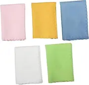 HAMPPLIES 1Set Colorful Instrument Cleaning Cloth Durable Polishing Cloths for Piano Guitar Lint Super Random Colors for Quick Easy Cleaning