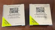 2 Maybelline Master Chrome Jelly Highlighter ~20 Metallic Rose~ FullSize NIB