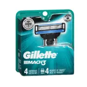 Gillette Mach3 Cartridges 4 4 Each By Gillette