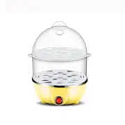 Double Layer 14 Eggs Capacity Egg Boiler Steamer Electric Egg Cooker Corn Milk S