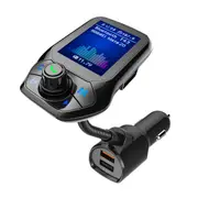 T43 car Bluetooth mp3 large color screen QC3.0 Bluetooth car charging lossless car player