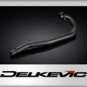 YAMAHA XT500 TT500 1977-1981 CERAMIC COATED BLACK STAINLESS STEEL HEADER PIPE