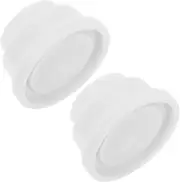 Kisangel 2pcs Pool Ladder Rubber Bumper Caps Durable Non Slip Ladder Stoppers for Enhanced Safety Reliable Rubber Material Elegant Design for Pool Aesthetics