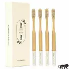 BAMBOO & BEYOND Toothbrush With White Bamboo Fiber Bristles (Adult) | Toothbrush