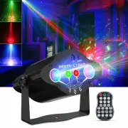 Party Lights DJ Disco Stage Lights - LED Sound Activated Flash Strobe with Remot