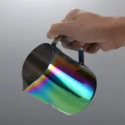 Steam Pitcher Milk Frothing Stainless Steel Rainbow Equipment Container