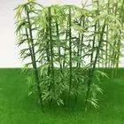 50PC Bamboo HO/OO Scale Miniature Landscape Garden Plants Railway Scenery Model