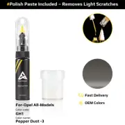Touch Up Paint For Opel All Models GH1 Pepper Dust -3 With Polish Paste