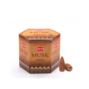 HEM Musk 80 Backflow Incense Cones