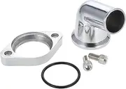 TULKUCBZBP SBC BBC Polished Aluminum 15 Degree Swivel Water Neck Fits SB BB Compatible with Chevy 327 350 454 396 Car air Intake