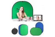 Pop-Up Background Board Collapsible Chroma Key for Streaming Webcam