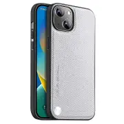 Kevlar II Series Carbon Fiber Texture PU+TPU Case for iPhone 15 Plus Anti-Drop Cell Phone Cover