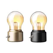 2 Pack Retro Charging Bulb Night Light USB Bedside Table Light LED Ambient Light