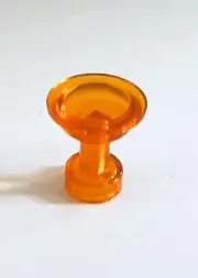 NEW Lego Trans-Orange Minifigure Utensil Sherbet / Sundae Dish