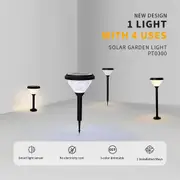 Outway Solar Lawn Light 4-in-1 Outdoor Garden Yard Landscape Pathway Lamp