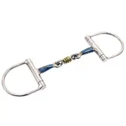 BE Bar H Equine D Ring Snaffle Hexagon Bit Stainless Steel