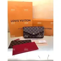 在飛比找Yahoo!奇摩拍賣優惠-美美精品LOUIS VUITTON POCHETTE FEL