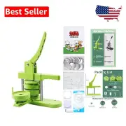 Versatile DIY Pin Button Maker with 100 Parts and Circle Cutter - Gift-Ready!