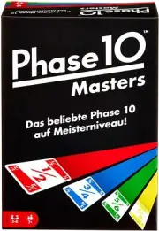 Mattel Games FPW34 Phase 10 Masters Card Game Cover May Vary