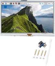 Respicefinem 5 Inch Screen HDMI LCD Tablet Accessory 4 Wire Resistive Touch Display Ideal for 3b 4B Featuring High Definition Signal Input Long Service Life Multifunctional Use