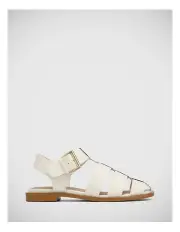 [Wittner] Ezria Leather Fisherman Sandal in White